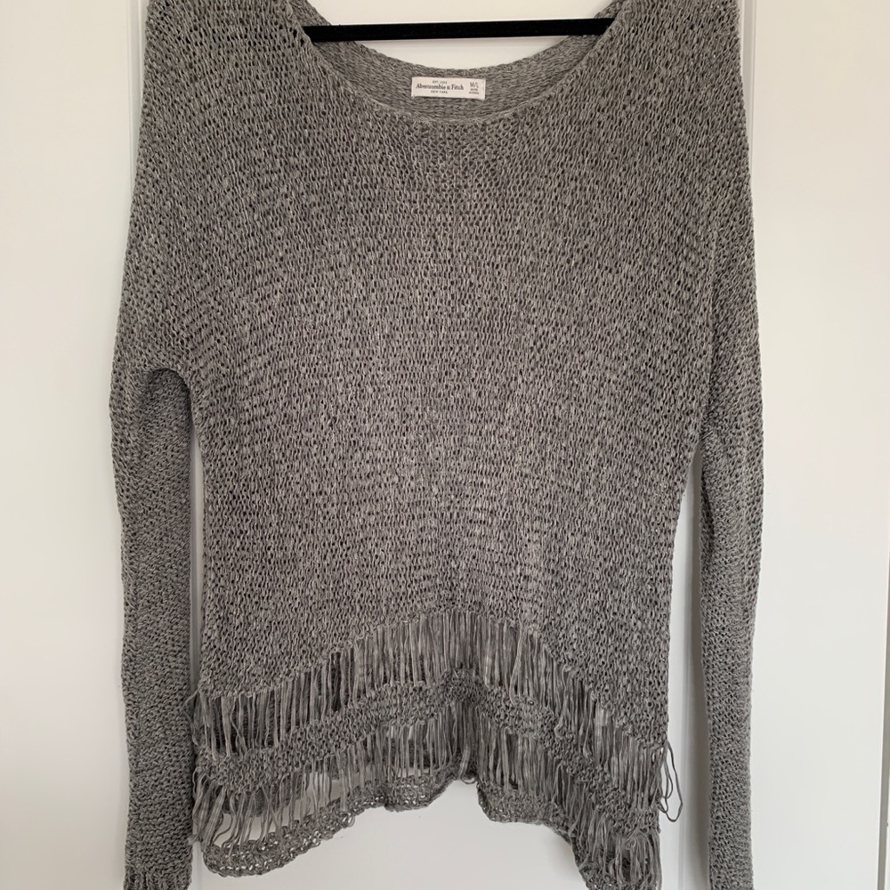 grey sweater